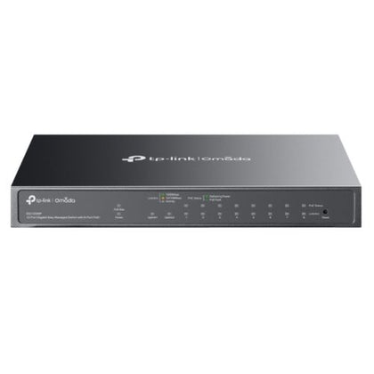 TP-LINK (ES210GMP) Omada 10-Port Gigabit Easy Managed Switch with 8-Port PoE+ SFP/RJ45 Combo Port Metal Casing