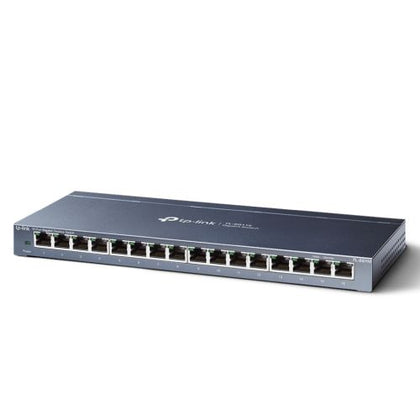 TP-LINK (TL-SG116) 16-Port Gigabit Unmanaged Desktop Switch Steel Case