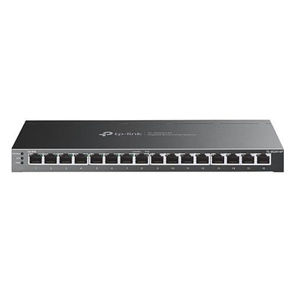 TP-LINK (SG2016P) JetStream 16-Port Gigabit Smart Switch with 8-Port PoE+ Centralized Management