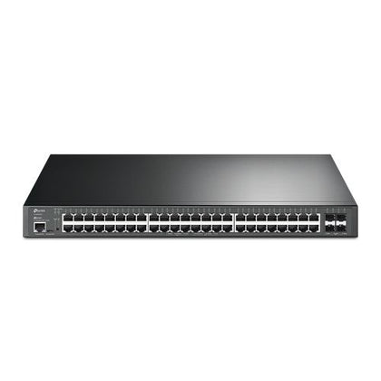 TP-LINK (SG3452XP) JetStream 48-Port Gigabit and 4-Port 10GE SFP+ L2+ Managed Switch with 48-Port PoE+ Rackmountable