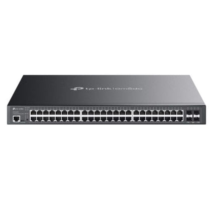 TP-LINK (SG3452XMPP) Omada 48-Port Gigabit and 4-Port 10GE SFP+ L2+ Managed Switch with 40-Port PoE+ & 8-Port PoE++ Rackmountable