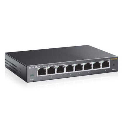 TP-LINK (TL-SG108E) 8-Port Gigabit Easy Smart Switch Steel Case