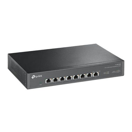 TP-LINK (TL-SX1008) 8-Port Unmanaged 10G Multi-Gigabit Desktop/Rackmount Switch 8x 100/1G/2.5G/5G/10G Low-Noise Fan Steel Case