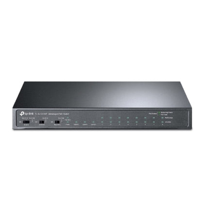 TP-LINK (TL-SL1311MP) 8-Port Unmanaged Desktop PoE+ Switch 8-Port 10/100Mbps + 2-Port Gigabit RJ45 & 1 Gigabit SFP