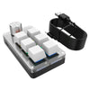 6 Keys 1 Knob RGB Programming Macro Gaming Knob Keypads Mini Custom Programming Keyboard USB Mechanical Keyboard for Photoshop