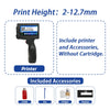 DCODE 1755PLUS 12.7mm Portable Printers Handheld Inkjet Printer Text QR Barcode Batch Number Logo Image Date Printing Machine