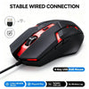 Latest High-Quality Ergonomic Gaming Mouse, Suitable for Desktop and Laptop Computers, 4-Button USB RGB Backlit Mouse