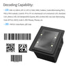 Embedded Barcode Scanner Self-Induction 1D/2D/QR Bar Code Reader Module USB Scanner for Gate Machine Tickets Checking Mobile Pay