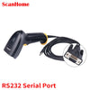 ScanHome Handheld Barcode Scanner 1D/2D QR Code PDF417 USB RS232 Code Reader ST-2200