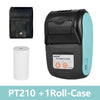 Mini Portable Thermal Printer GOOJPRT PT-210 58mm Handheld Barcode Thermal Printer 203dpi Electronic Labeler POS Android /iOS