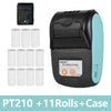 Mini Portable Thermal Printer GOOJPRT PT-210 58mm Handheld Barcode Thermal Printer 203dpi Electronic Labeler POS Android /iOS