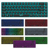 68 Keys Gaming Keyboard USB Wired Portable 20 RGB Backlight Korean Keyboard for Windows Laptops Computer