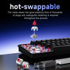 AJAZZ NK61 Wired Gaming Mechanical Keyboard 60% RGB Hot-Swappable 61 Keys Red Switch Mini Keyboard for Gamer PC