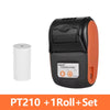 Mini Portable Thermal Printer GOOJPRT PT-210 58mm Handheld Barcode Thermal Printer 203dpi Electronic Labeler POS Android /iOS