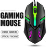 Latest High-Quality Ergonomic Gaming Mouse, Suitable for Desktop and Laptop Computers, 4-Button USB RGB Backlit Mouse