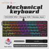 AJAZZ NK61 Wired Gaming Mechanical Keyboard 60% RGB Hot-Swappable 61 Keys Red Switch Mini Keyboard for Gamer PC