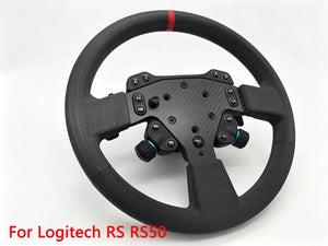 Simulated Racing Game Steering Wheel 13inchs Wheel GT Replacement For Logitech RS RS50 Hub