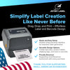 Original Zebra ZD621 Thermal Barcode Printer,USB Host Ethernet Connectivity Printer Desktop Barcode Printer for Warehouse Office