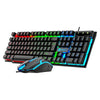 Gaming Keyboard USB Floating Mechanical Feel Wired Keyboard, Suitable for Gaming and Office Mouse and Keyboard Set