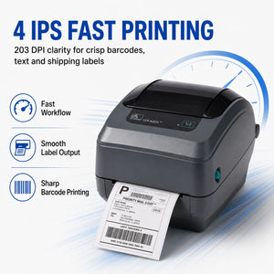 ZEBRA GX420T GK420T GX420D GK420D desktop barcode printer Thermal Transfer Desktop Printer 203dpi
