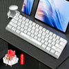 Gaming Keyboard White Mechanical Game USB Keyboards 60% Mini Teclado Spanish Keyborad Teclado PC Key Board Laptop Computer