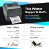 Original Zebra ZD621 Thermal Barcode Printer,USB Host Ethernet Connectivity Printer Desktop Barcode Printer for Warehouse Office