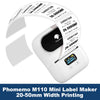 Phomemo Label Printer M110 Label Maker Barcode Label Printer for Address, Barcode, Clothing, Photo,Logo,Jewelry,Retail,Business