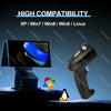 1D 2D QR Handheld Barcode Scanner Reader Bar Reader Portable USB Wireless 2.4G Bluetooth Connect PDF417 DM Code 3 in 1 1.5m Drop