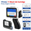 12.7mm Portable Mini Handheld Inkjet Printer for QR Barcode Batch Date Number Logo Expiry Date Coding Machine 28 Languages