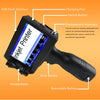 12.7mm Handheld Inkjet Printer Date Text QR Code Barcode Batch Number Logo Picture Portable Coding Machine