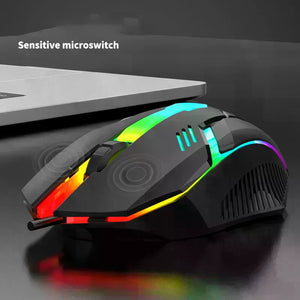 USB Wired Gaming Mouse 1200 DPI 3 Buttons Silent Mause Backlit Professional Gamer Mice Ergonomic Computer Mouse For PC Laptop