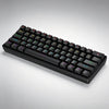 K61 Wired Mechanical Gaming Keyboard, 60% 61 Keys Mini RGB Backlit, Red/Blue Switch, Type-C Compact Keyboard for PC Laptop