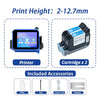 ZM-C15 0.5inch Mini Intelligent Inkjet Printer Handheld Inkjet Printer Text QR Barcode Image Batch Number Logo Coding Machine
