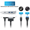 20Gbps USB 3.2 USB-C and 2x USB-A 5Gbps Adapter Cable w/ Full-Profile PCI Bracket Cover,TypeE to USB-C,USB 19Pin to 2 USB-A,0.5m