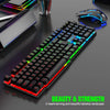Gaming Keyboard USB Floating Mechanical Feel Wired Keyboard, Suitable for Gaming and Office Mouse and Keyboard Set