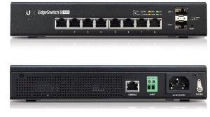 ES-8-150W | Ubiquiti EdgeSwitch 8-Ports 150 Watts Managed PoE+ 10Gbps ethernet switch