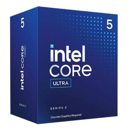 Intel Core Ultra 5 225F CPU 1851 4.9GHz Turbo 10-Core 65W (121W Turbo) 20MB Cache Arrow Lake No Graphics
