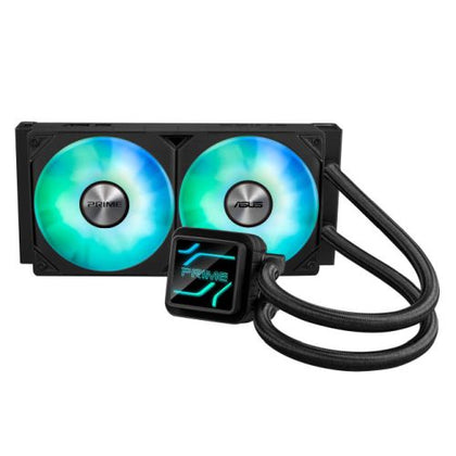 Asus PRIME LC 240 ARGB 240mm Liquid CPU Cooler ARGB Fans Customisable Infinity Mirror Lenses