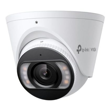 TP-LINK (InSight S445 2.8MM) VIGI 4MP Full-Colour Turret Network Camera w/ 2.8mm Lens IP67 PoE AI Detection/Classification Two-Way Audio H.265+