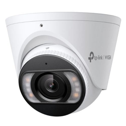 TP-LINK (InSight S485 4MM) VIGI 8MP Full-Colour Turret Network Camera w/ 4mm Lens IP67 PoE AI Detection/Classification Two-Way Audio H.265+