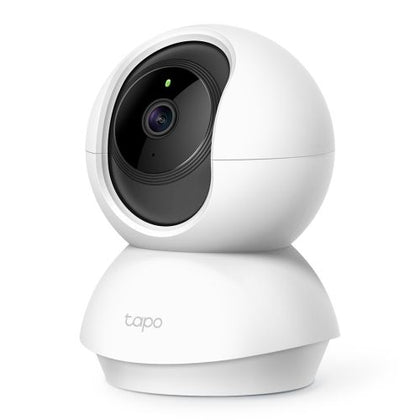 TP-LINK (TAPO C200) Pan/Tilt Home Security Wi-Fi Camera 1080p Night Vision Motion Detection Alarms 2-way Audio Voice Control SD Card Slot