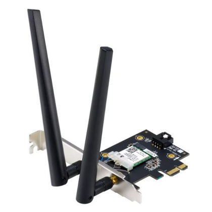 Asus (PCE-BE6500) BE6500 Wi-Fi 7 Tri-Band PCI Express Adapter Bluetooth 5.4 4096-QAM WPA3