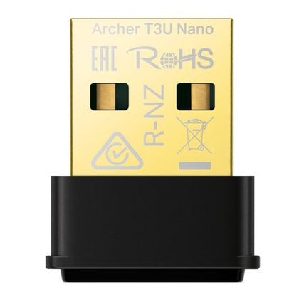 TP-LINK (Archer T3U Nano) AC1300 Wireless Dual Band Nano USB Adapter MU-MIMO USB2