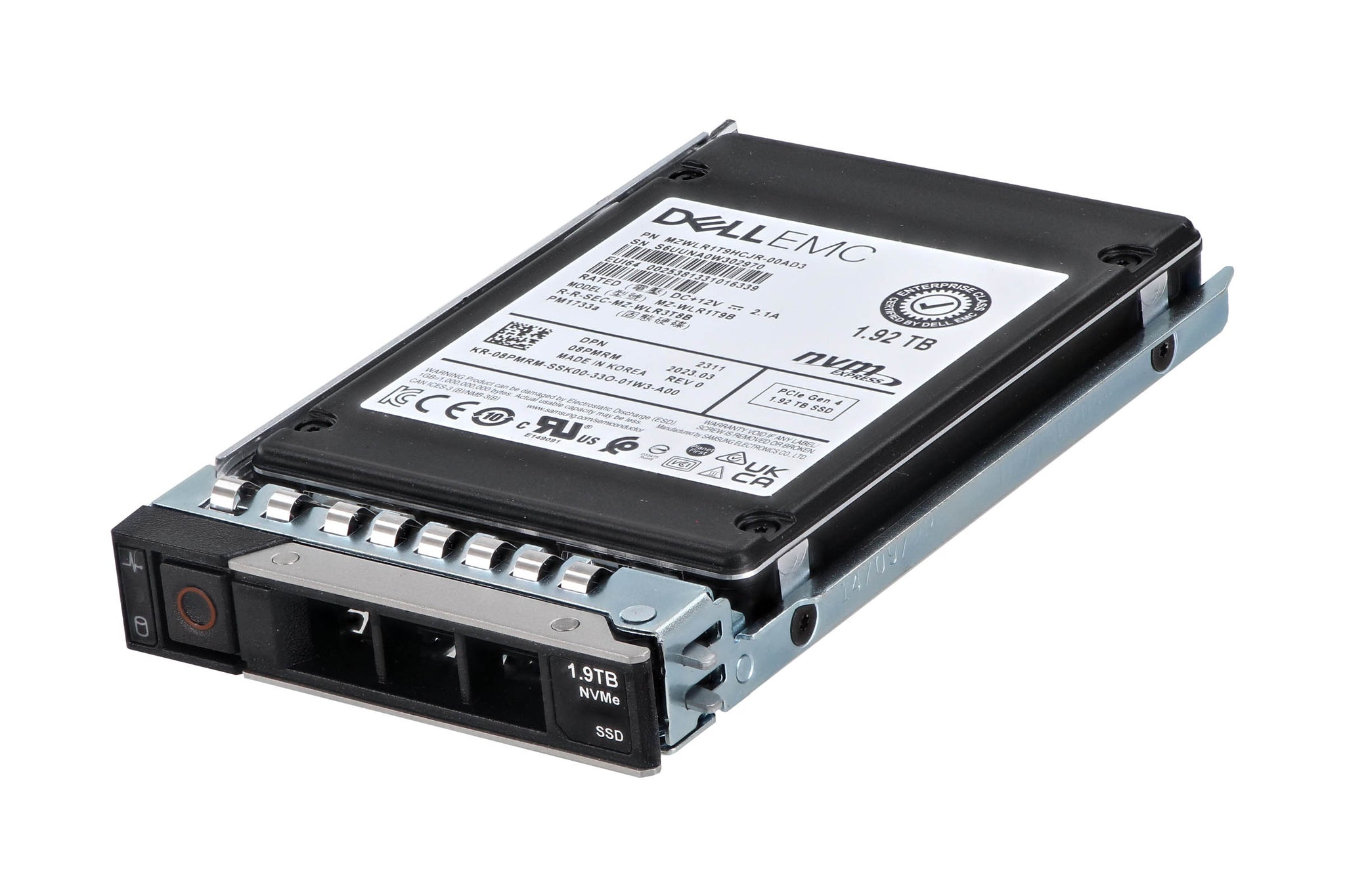 8PMRM | Dell 1.92TB Triple-Level Cell PCI Express NVMe 4.0 Read Intensive 2.5" Solid State Drive for PowerEdge Server