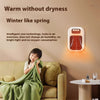 Wall Mounted Portable Small  With Remote Control, Adjustable Silent Thermostat Suitable For Winter Home Offices Bathroom