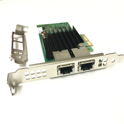 FKHKX | Dell Intel X550-T2 2-Port 10GBase-T RJ-45 PCI Express 3.0 x4 Low Profile Converged Network Adapter