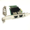 FKHKX | Dell Intel X550-T2 2-Port 10GBase-T RJ-45 PCI Express 3.0 x4 Low Profile Converged Network Adapter