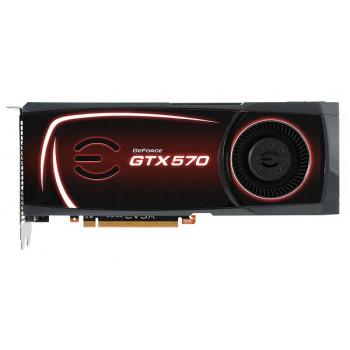 012-P3-1572-TR | EVGA GeForce GTX 570 SuperClocked (Fermi) 1280MB 320-Bit GDDR5 PCI Express 2.0 x16 HDCP Ready/ SLI Support Video Graphics Card