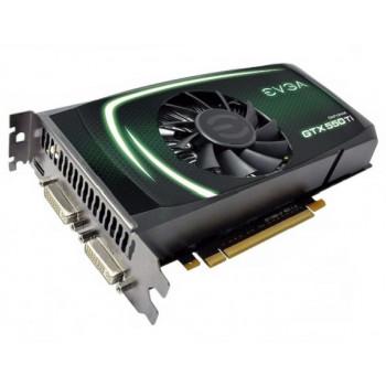 01G-P3-1556-KR | EVGA GeForce GTX 550 Ti 1GB GDDR5 192-Bit PCI Express x16 2.0 2 x DVI/ mini-HDMI SLI Ready/ Supported Video Graphics Card
