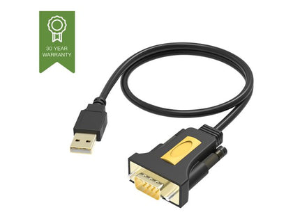 TC-USBSER | Vision USB to Serial Adaptor Serial Adapter USB RS-232 Black